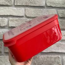 Pote Retangular de 5 Litros - Vermelho