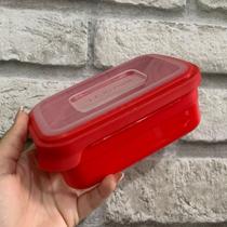 Pote Retangular de 500 ml - Vermelho Pote Retangular de 500 ml - Vermelho