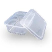 Pote Retangular Descartável Microondas Marmita 24 Uni. 500ml