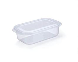 Pote Retangular em Plástico Transparente 868ml - Nitron Pote Retangular em Plástico Transparente 868ml - Nitron