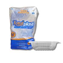 Pote Retangular Freezer e Micro-ondas 750ml Totalplast c/24 un