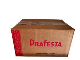 Pote retangular freezer e microondas 150ml com tampa Prafesta com 300 unidades