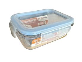Pote Retangular Hermético Vidro 370ml Pote Retangular Hermético Vidro 370ml
