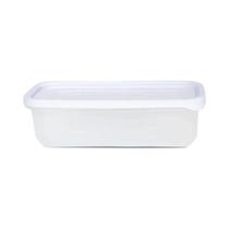 Pote retangular Mais plástico 1,8 L - Plasvale Pote retangular Mais plástico 1,8 L - Plasvale