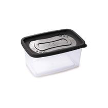 Pote Retangular Para Alimentos 1,2 Litros Com Tampa Pote Retangular Para Alimentos 1,2 Litros Com Tampa