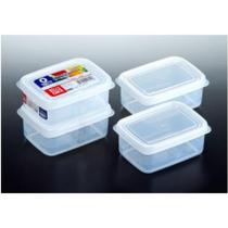 Pote retangular para geladeira com 2 - 280ml - Arteedesign