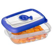 Pote Retangular Plástico Pequeno Baixo 430ml - 717/5 - SANREMO