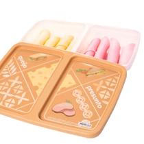 Pote Retangular Presunto e Queijo com 2 Divisórias Plasútil NOVA versão