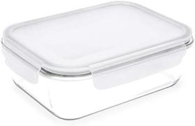 Pote Retangular Vidro Hermético 1 Litro 0233/303