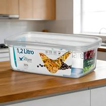 Pote Retangular Volare 1,2L - Alta Qualidade e Resistência