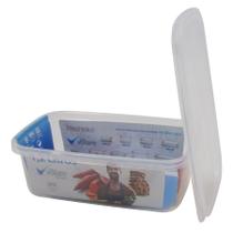 Pote Rischioto Volare 1,2L Médio Transparente Comida Alimentos Vasilha Retangular Plástico Organização Com Tampa Pote Rischioto Volare 1,2L Médio Transparente Comida Alimentos Vasilha Retangular Plástico Organização Com Tampa