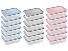 Pote Slim 850Ml P/Marmita Fit Freezer Microondas Kit 18 UN - JAGUAR