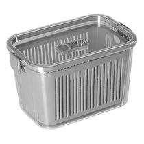 Pote Slim Hermético Multiuso 1780ml Cinza 13x13,5x21cm 1770 - Paramount