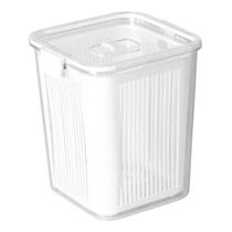 Pote Slim Hermético Multiuso 3.050ml Com Cesto Branco