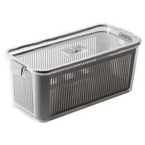 Pote Slim Hermético Multiuso 4225ml Cinza 14x15,5x32,5cm 1788 - Paramount Pote Slim Hermético Multiuso 4225ml Cinza 14x15,5x32,5cm 1788 - Paramount