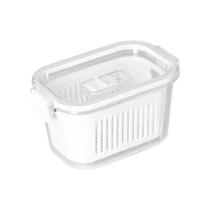 Pote Slim Hermético Multiuso Frutas Saladas 630ml Pote Slim Hermético Multiuso Frutas Saladas 630ml