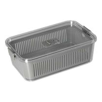 Pote Slim Multiuso 2570ml Hermético Cinza Paramount