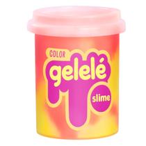 Pote Slime Gelelé Duas Cores 152g - Doce Brinquedo