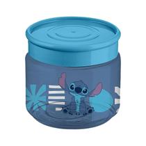 Pote Stitch Azul 160ml Organizador Volta As Aulas Infantil Pote Stitch Azul 160ml Organizador Volta As Aulas Infantil