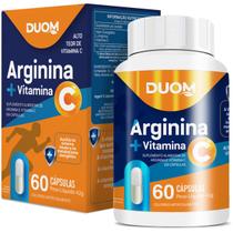 Pote Suplemento Arginina + Vitamina C Multivitamínico Dose 60 Cápsulas/Comprimidos 100% Pura Pó - Duom