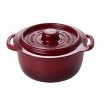 Pote supreme redondo com tampa 440ml vermelho plasutil Pote supreme redondo com tampa 440ml vermelho plasutil