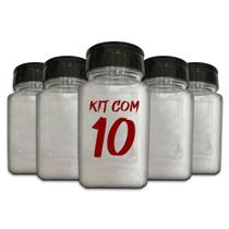 Pote Tempero Kit 10 Potes+24 Etiquetas Adesivas Porta Condimento Q170