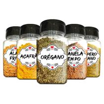 Pote Tempero Kit 14 Potes+24 Etiquetas Adesivas Porta Condimento Q170 Pote Tempero Kit 14 Potes+24 Etiquetas Adesivas Porta Condimento Q170