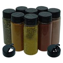 Pote Tempero Kit 8 Pote Tampa Dosadora Dupla Mantimento 140