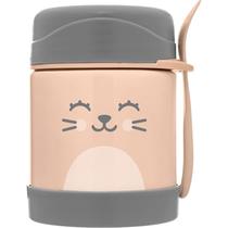 Pote Térmico 320ML Com Talher Gumy Pessego - Parede Dupla Em Aço Inoxidável - Hora do Lanche - Livre de BPA - Buba Pote Térmico 320ML Com Talher Gumy Pessego - Parede Dupla Em Aço Inoxidável - Hora do Lanche - Livre de BPA - Buba