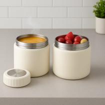 Pote Térmico 500ml Inox Frasco De Alimentação Ideal Para Sopa Marmita Refeições Vedação à Vácuo Pote Térmico 500ml Inox Frasco De Alimentação Ideal Para Sopa Marmita Refeições Vedação à Vácuo