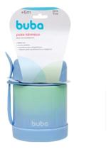 Pote Térmico Bebê Buba Azul com Tampa e Colher Prática