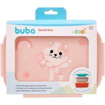 Pote Térmico Bento Box Buba Interior Em Aço Inoxídavel Zoo Gato 600ml
