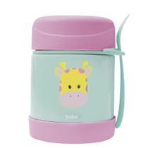 Pote Térmico Buba 320ml com Talher e Alta Conservação Girafa Pote Térmico Buba 320ml com Talher e Alta Conservação Girafa