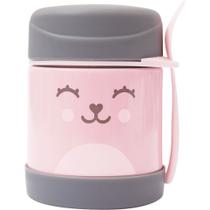 Pote termico buba com talher gumy rosa 320ml