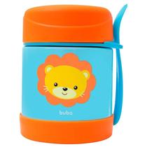 Pote térmico com colher Animal Fun Leão Buba 320 ml