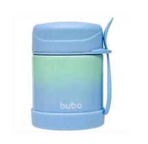 Pote Térmico Com Colher Azul - Buba