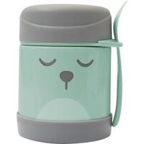 Pote Térmico com Talher Buba Aço Inoxidável 320ml Gumy Verde