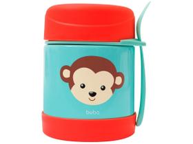 Pote Térmico Com Talher Buba Macaco Aço Inoxidável 320ml