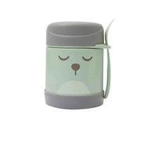 Pote Térmico com Talher Gumy Verde - Buba 320ml