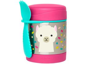 Pote Térmico com Talher Skip Hop Zoo Lhama 325ml