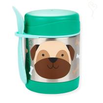 Pote termico com talher zoo cachorro pug - skip hop Pote termico com talher zoo cachorro pug - skip hop