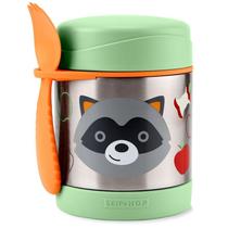 Pote termico com talher zoo guaxinim - skip hop