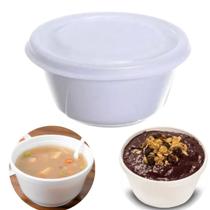 Pote Térmico Cumbuca De Isopor Caldos Sopas Açai Com Tampa 500ml - 100 unidades