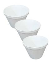 Pote Térmico descartável sopas caldos Isopor 360ml-kit 100un Pote Térmico descartável sopas caldos Isopor 360ml-kit 100un