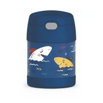 Pote Térmico Funtainer 290ml Com Colher Tubarão Thermos