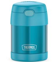 Pote Térmico Funtainer Thermos - Azul Com Colher 290Ml