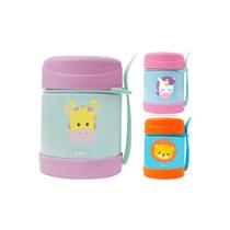 Pote Térmico Infantil Animal Fun Inox com talher - Buba