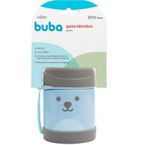 Pote Termico Infantil com Colher GUMY AZUL Buba 12471