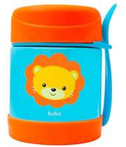Pote Térmico Infantil Inoxidável com Parede Dupla Talher e Tampa Animal Fun Leão - Buba Pote Térmico Infantil Inoxidável com Parede Dupla Talher e Tampa Animal Fun Leão - Buba