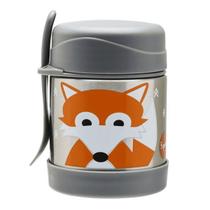 Pote térmico inox com talher 3 sprouts raposa Pote térmico inox com talher 3 sprouts raposa